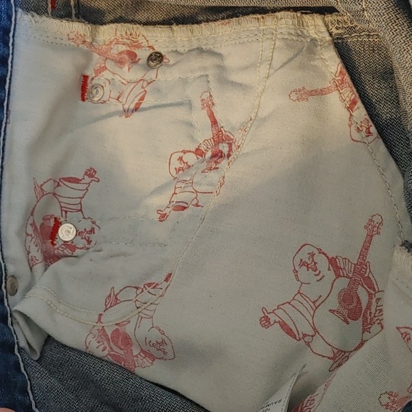 🌸Host Pick🌸Men's True Religion Distressed Light Wash Slim Straight Leg Jeans - Picture 12 of 15